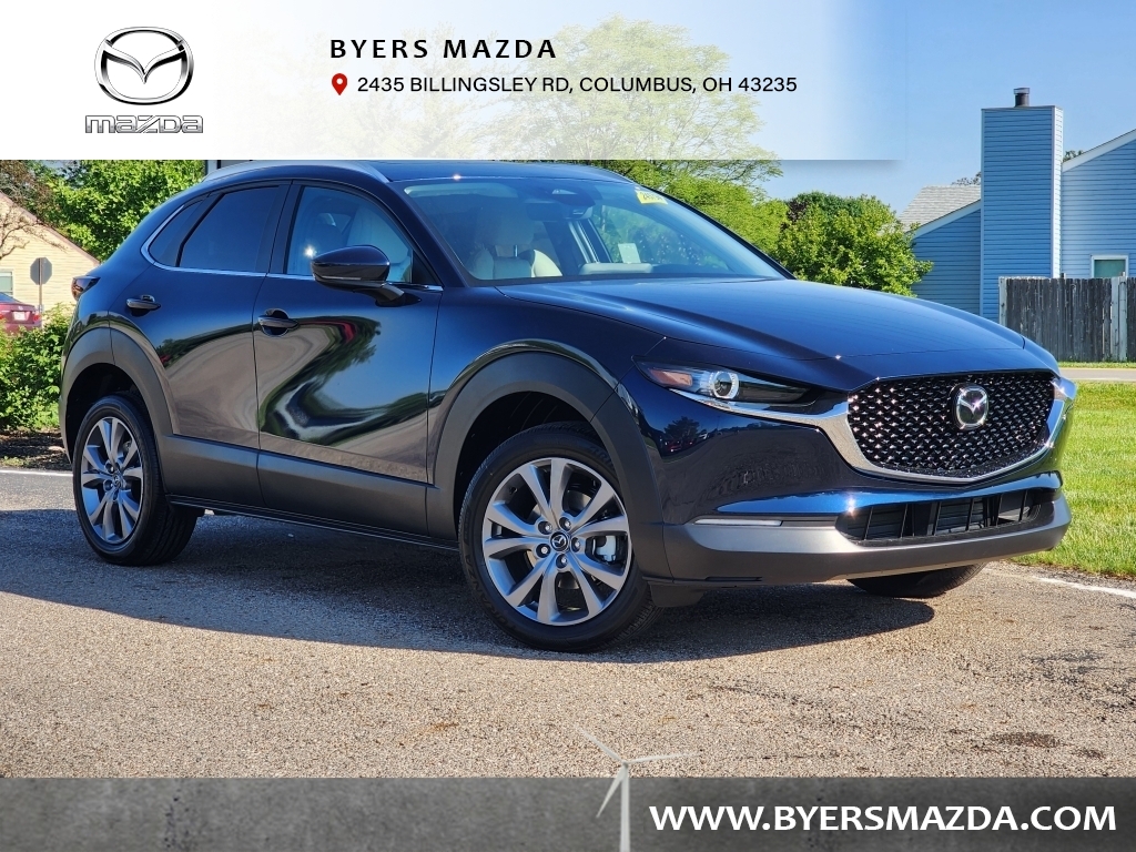 New, 2024 Mazda CX-30 2.5 S Preferred Package AWD, Blue, M245794