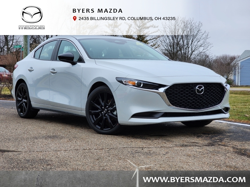 New, 2024 Mazda Mazda3 Sedan 2.5 S Select Sport, Silver, M245319