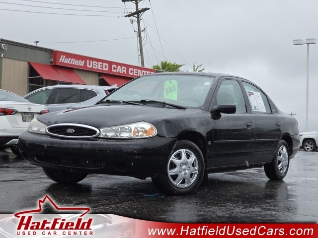 Black 1999 Ford Contour 4 Dr LX Sedan Sedan Front-Wheel Drive Automatic