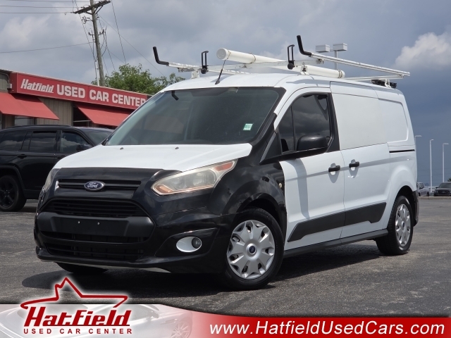 White 2014 Ford Transit Connect Van Front-Wheel Drive Automatic