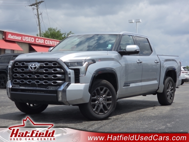 Silver 2023 Toyota Tundra Pickup Truck Four-Wheel Drive Automatic